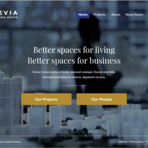 Evia Homepage